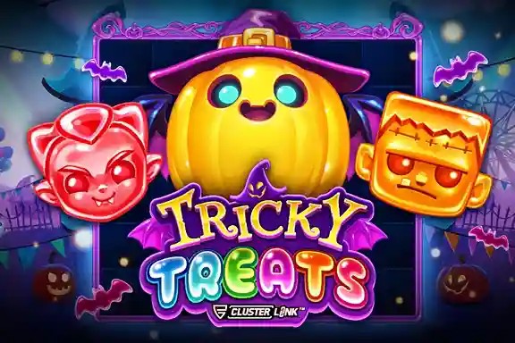 Tricky Treats slot icon by Push Gaming, available at Spinfin Casino